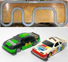 1993 UNUSED TYCO TCR Slotless Slot Car Total Control RACE SET 22ft + 3 Vehicles!