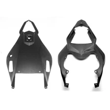 For YAMAHA R6 2006 2007 Carbon Fiber Rear Upper Lower Bottom Tail Fairing Set
