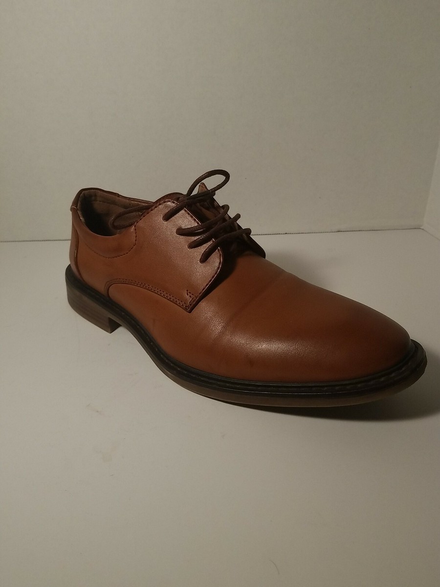 Hugo Vitelli Mens US Size 8 Brown Lace-Up Faux Leather Shoes  display picture 3