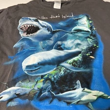 Gilden heavy cotton, Hilton head Island, sharp shirt, gray size large