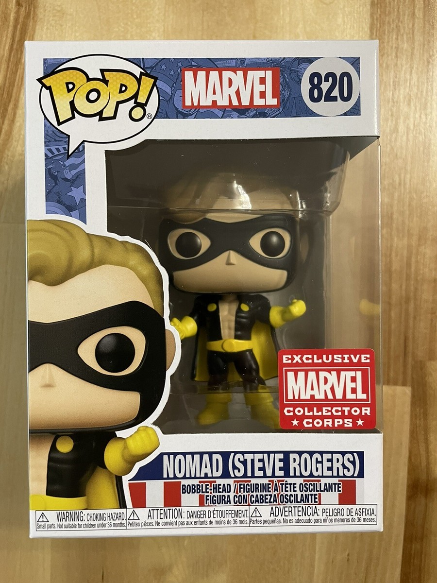 Funko Pop! Marvel - Nomad Steve Rogers #820 Collector Corps