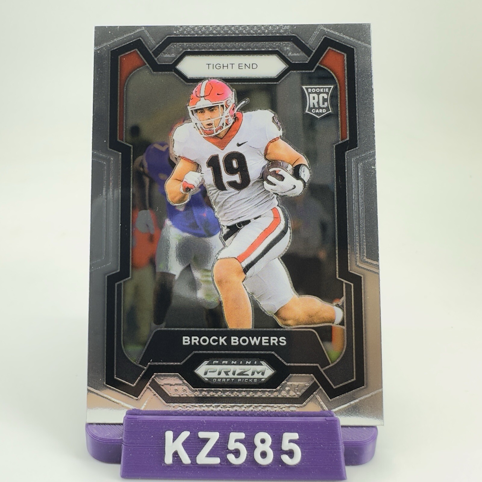 2024 Panini Prizm Draft Picks Brock Bowers #107 RC Base Georgia Raiders (RC)