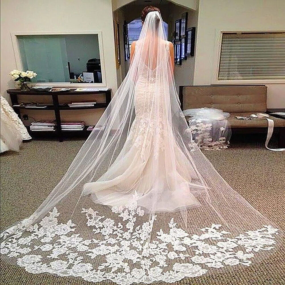 Lace 2024 edge veil