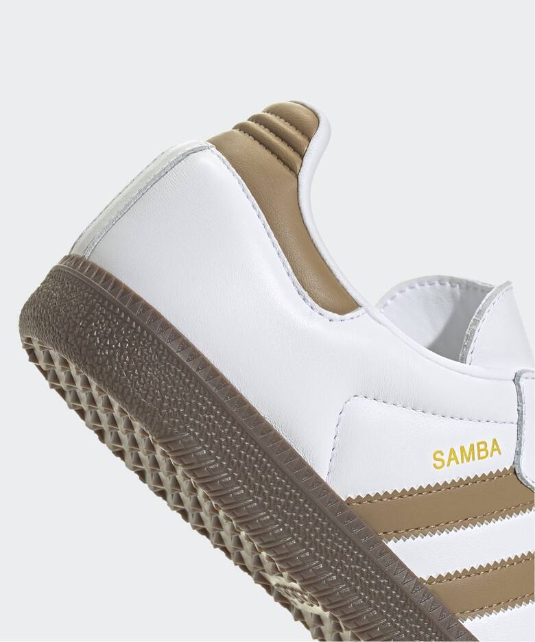 JH8796 adidas Originals Samba OG Cloud White Brown Desert Clear