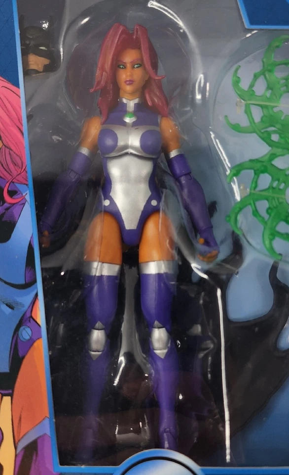 Boneco de ação DC Multiverse - Starfire - 6" - Click & Connect Ninja Batman BAF - Imagem 2 de 4