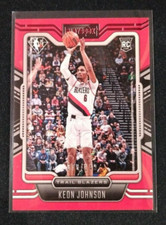 2021-22 Chronicles Keon Johnson Red 070/149 Foil Playbook Rookie Trailblazers 