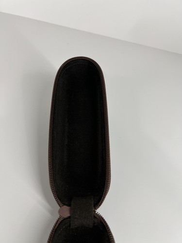 TIMBERLAND glasses sunglasses zip case brown leather look semi-hard - Picture 7 of 7