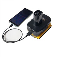 1x for Milwaukee M18  Dewalt DCB 18V/20V to for Craftsman 19.2V Battery Adapter