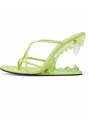 Nuevas Sandalias de Metal con Tacones Perfilados Moda Sandalias de Tacón Alto para Mujer - Imagen 29 de 39