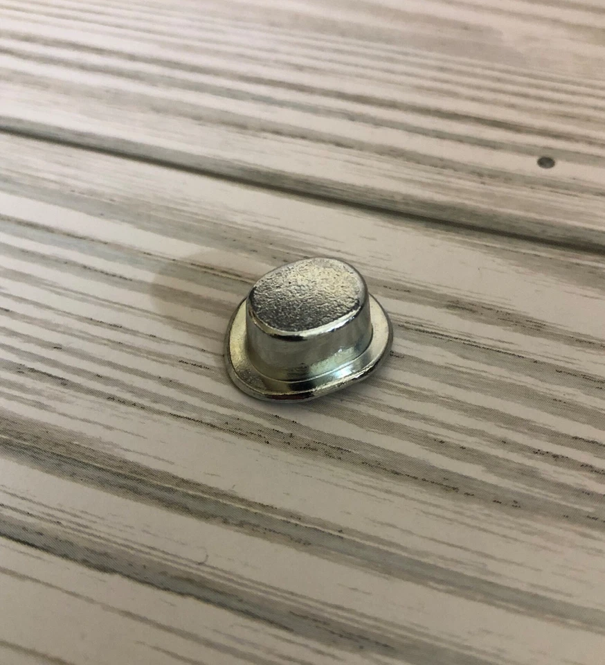 Juego de 8 fichas de repuesto de piezas de juego de metal Monopoly Foto 3 de 4