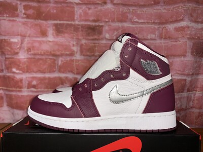 NIKE AIR JORDAN 1 RETRO HIGH OG GS BORDEAUX 575441-611 GRADE