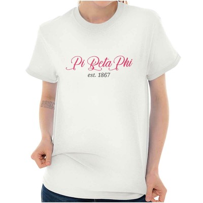 Sorority Pi Beta Phi College Greek Life Gift Womens Graphic Crewneck T Shirt Tee