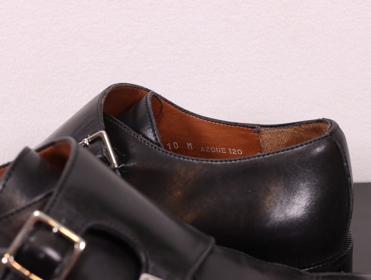 DONALD J PLINER ‘Azone’ Black Double Monk Strap Dress Shoes Mens Size 14 M http:// main image 3