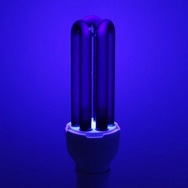 40W E27 UV Light Bulb Ultraviolet Fluorescent Blacklight CFL Lamp Very Bright - Image 4 of 4