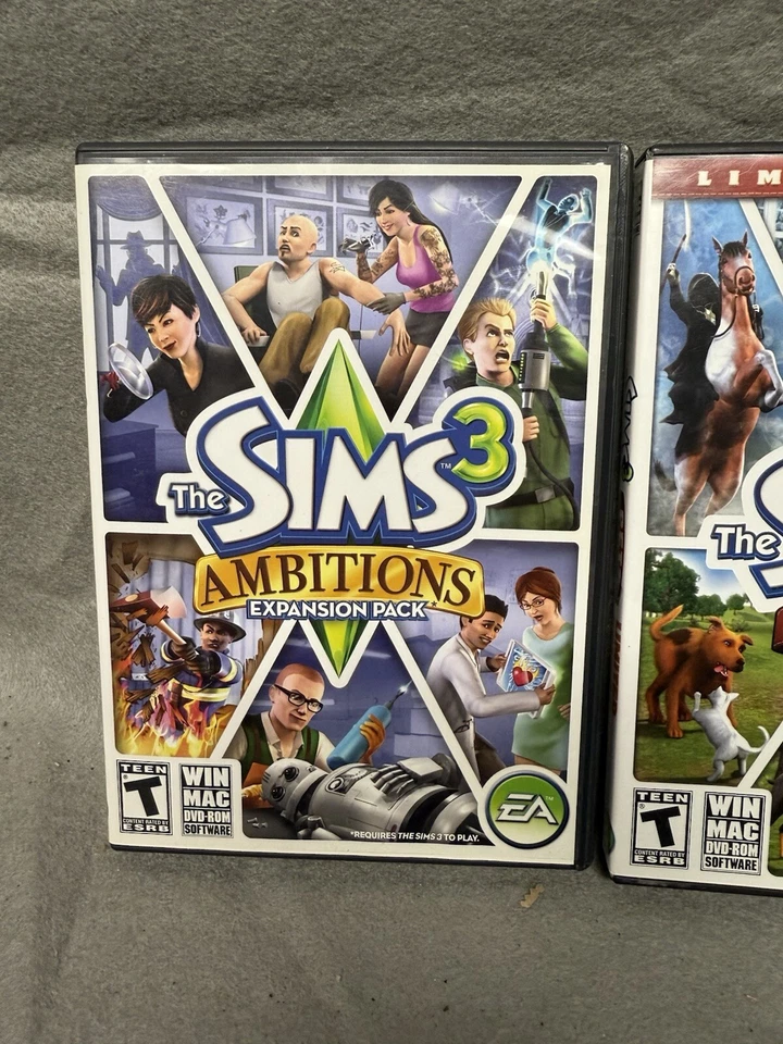 THE SIMS 3 DVD-ROM SOFTWARE PETS & AMBITIONS EXPANSION PACKS - Image 2 of 4