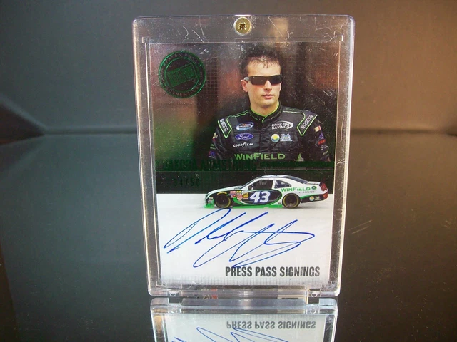 Dakoda Armstrong Press Pass Signings AUTOGRAPHED 2015 Card #PPS-DA 34/50 GREEN