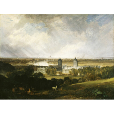 Turner London From Greenwich Park Leinwand Kunstdruck Poster