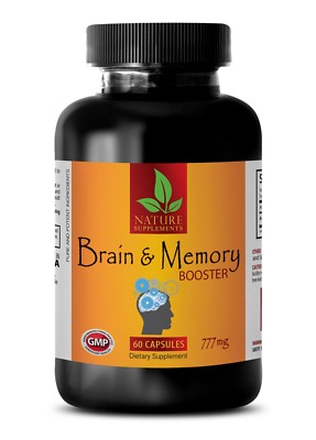 Brain Memory Booster Supplement - Supports Maintains Brain Activity Memory 60pls