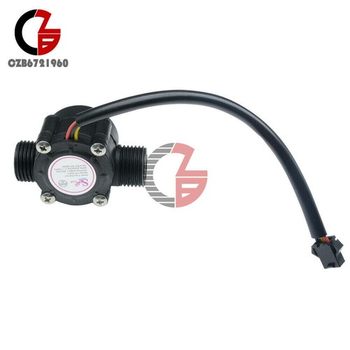Water Flow Sensor DN25 DC 5-24V/AC 220V 3A G1/2 Fluid Flowmeter Switch Counter - Picture 20 of 21