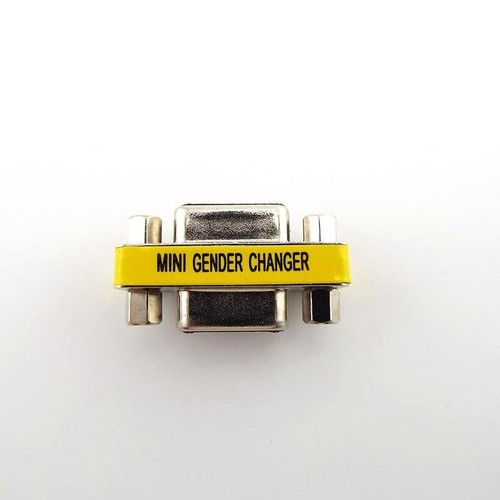 1pcs VGA SVGA 15 Pin Female to Female F/F Mini Gender Changer Adapter Connector - Picture 5 of 5
