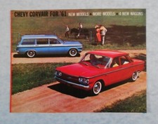 Chevy Corvair for 61 Brochure