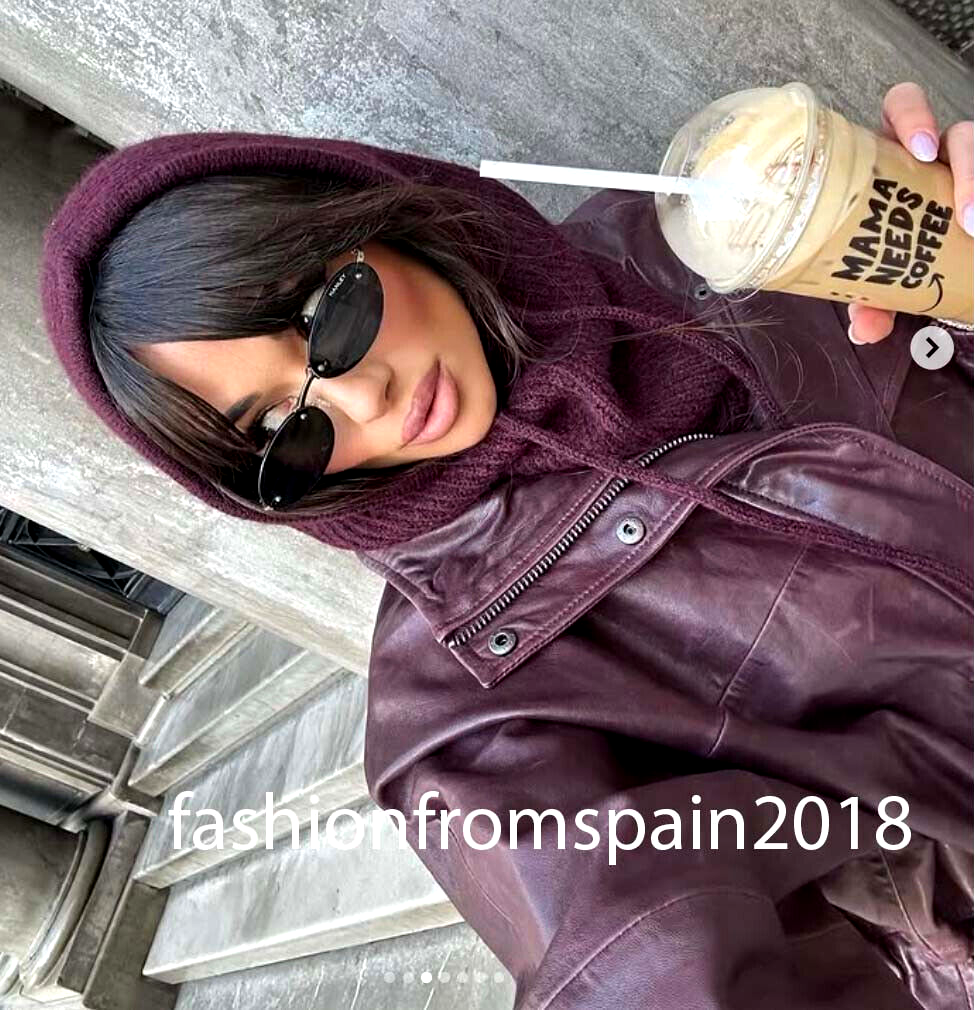 ZARA NEW WOMAN ZW COLL LIMITED EDITION 100% LEATHER JACKET ZARA NEW WOMAN ZW COLL LIMITED EDITION 100% LEATHER JACKET