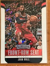 2018 Panini CONTENDERS, John Wall, Cracked Ice, Front Row Seat, #25/25 Wizards