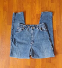 Vintage Wrangler High Rise Mom Jeans Womens Blue Denim Fade Waisted