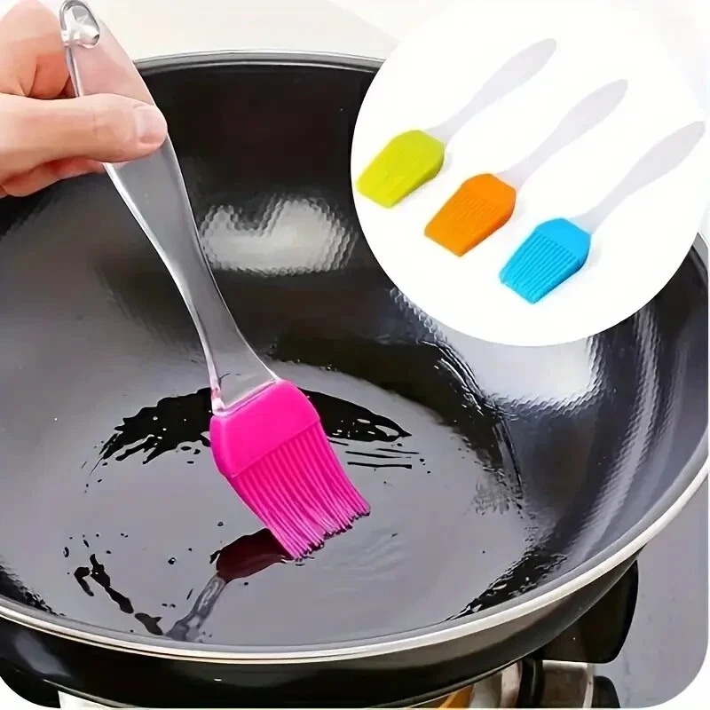 Silicone Pastry Brush Baking BBQ Basting Oil Pastry Cooking Bakeware Utensil UK - Image 2 of 4