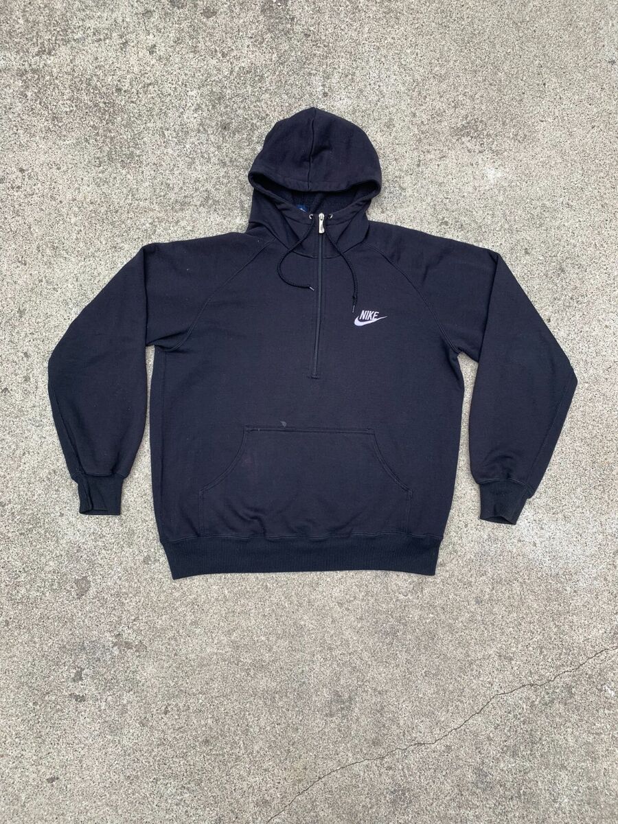 RARE Vintage 70s 80s NIKE Hoodie Quarter Zip small Swoosh Sz RARE Vintage 70s 80s NIKE Hoodie Quarter Zip small Swoosh Sz