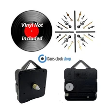 New 7'' & 12'' Vinyl Record Clock Making Kit Convert Your Old Records To Clocks 