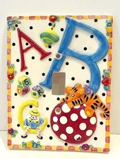 MARY ENGLELBREIT ABC SWITCH PLATE