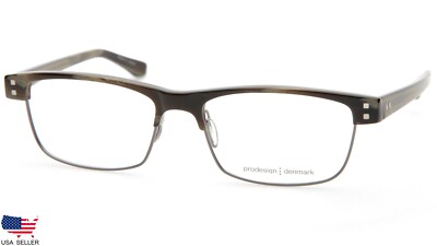 PRODESIGN DENMARK 1747 c.9634 OLIVE DEMI EYEGLASSES 55-17-140mm (DISPLAY MODEL)