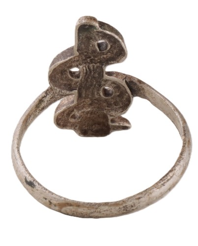 Servicio Médico Segunda Guerra Mundial Wehrmacht Alemana Segunda Guerra Mundial Anillo Colgante Serpiente Médicos Conjunto de Joyería - Imagen 4 de 13