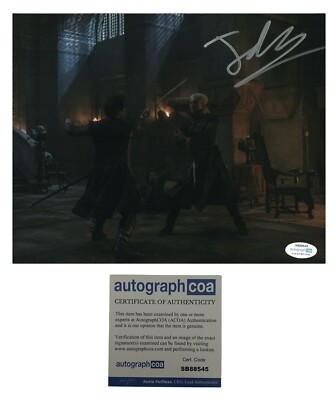 JOHN MACMILLAN SIGNIERT HOUSE OF DRAGON ''''Laenor Velaryon'''' SIGNIERT 8x10'''' ACOA