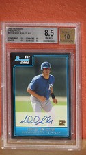 2006 Bowman Prospects Mike Aviles Autograph Card BGS 8.5 Auto 10.