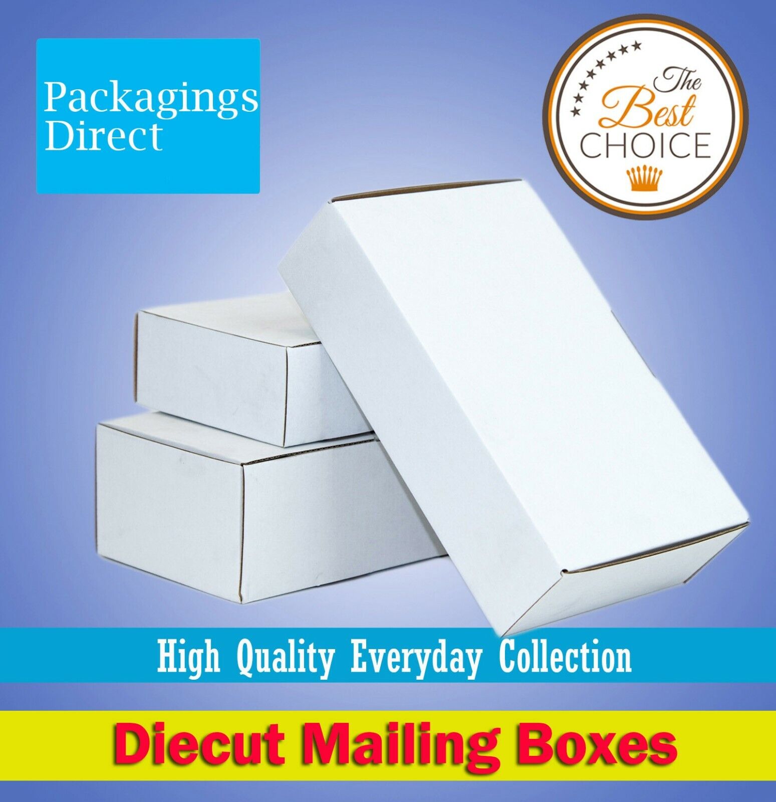 Mailing Box Shipping Carton in A3 A4 A5 A6 Size Small Medium Large