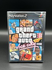 Grand Theft Auto: Vice City “1st Print” Sealed New (Sony PlayStation 2, 2002)
