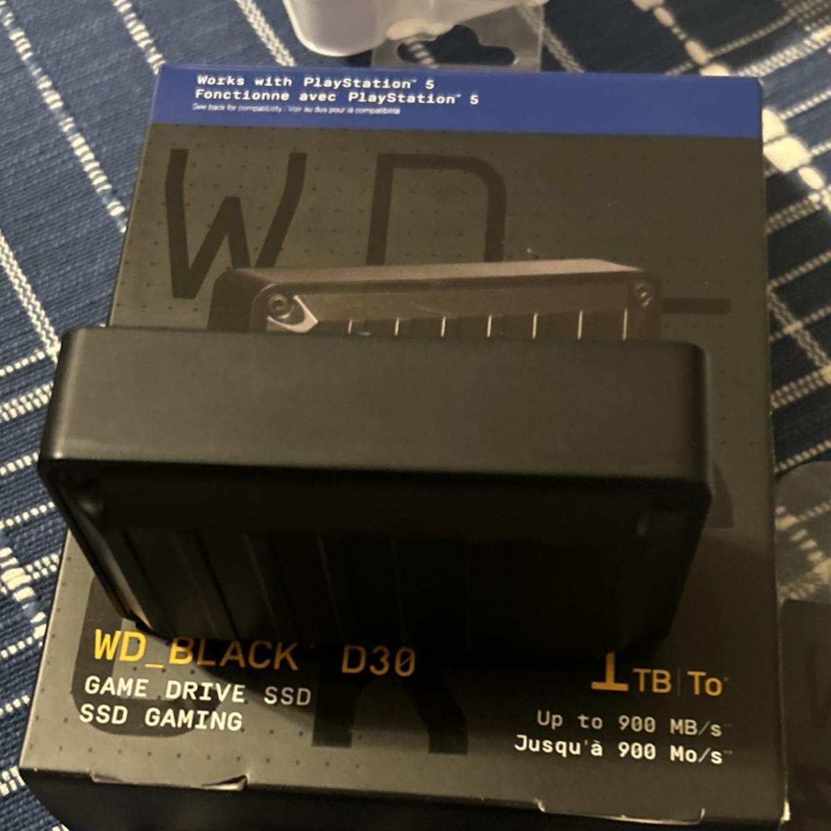 WD_BLACK D30 1TB External SSD Game Drive, Works with PlayStation 5