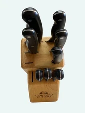 Chicago Cutlery 8-Piece Knife Set With Wood Block