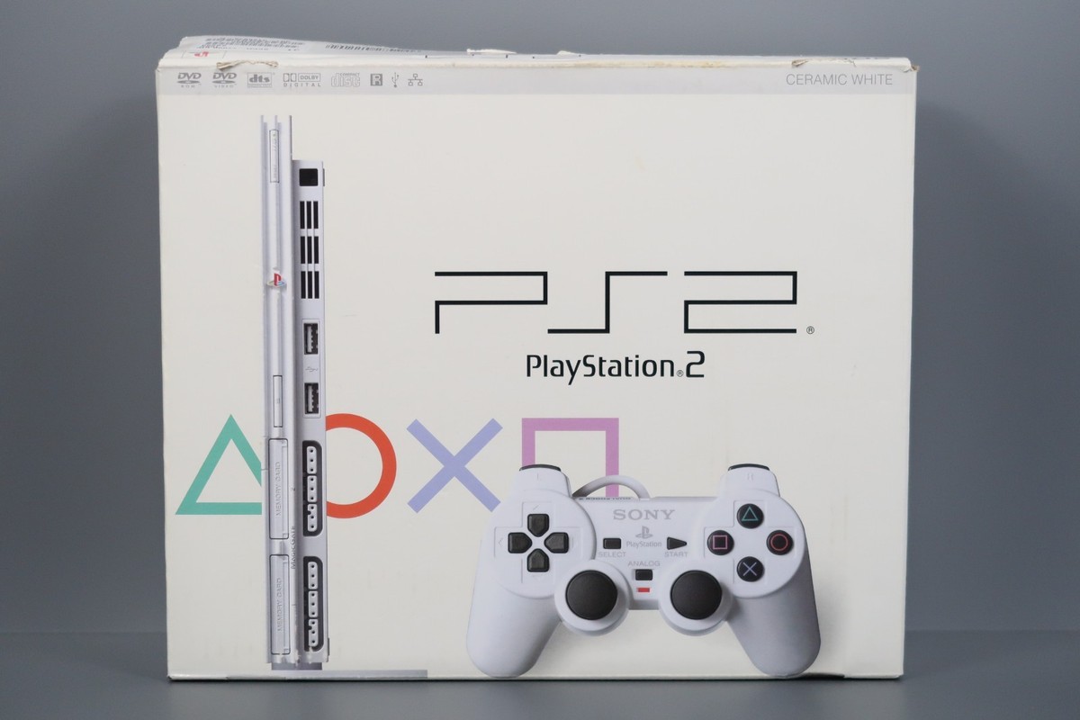 SONY プレイステーション2 SCPH-77000 ホワイト　一式 10947.jpg