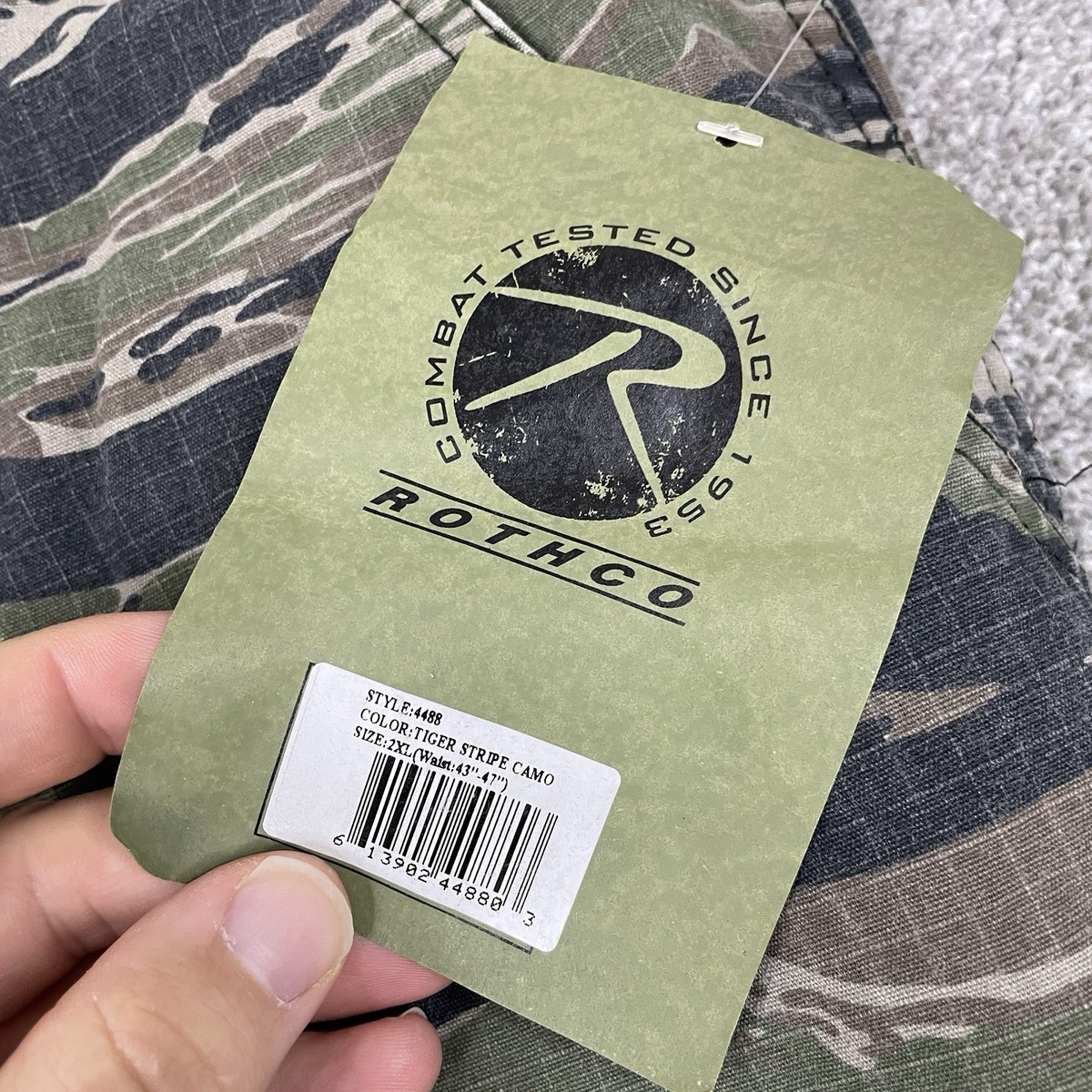 Rothco Tactical Tiger Stripe Camo BDU Cargo Pants Mens XXL  display picture 2