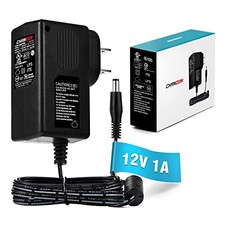12V 1A 12W Power Supply AC DC Switching Adapter, 12 Volt 1 Amp AC/DC 1 Pack