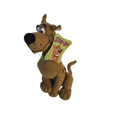Toy Factory Cartoon Network Scooby Doo 10" Plush Sitting Stuffed Animal NWT 2003