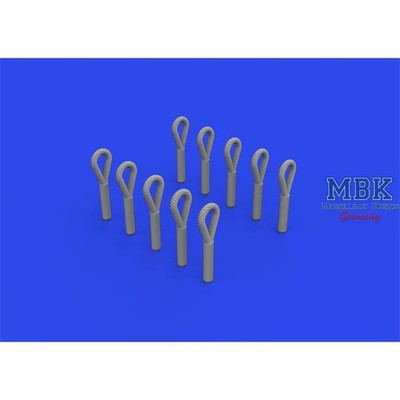 EDUARD ED635027 WWII German towing cable eyes 3D PRINTED 1/35