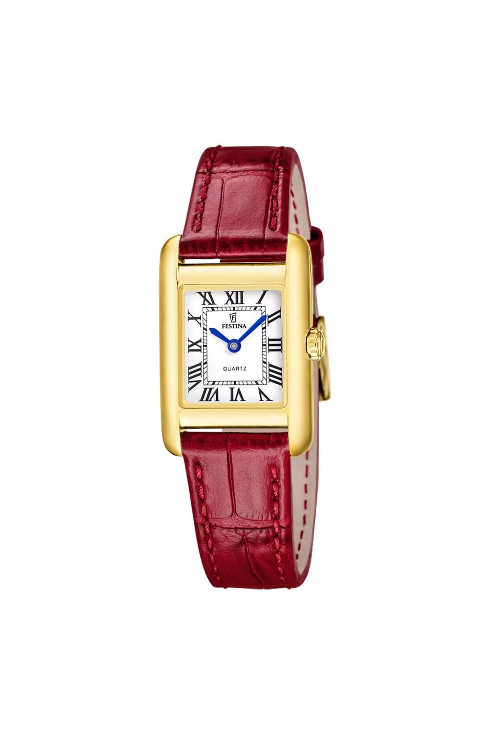 Festina Ladies Silver On The Square 23mm Stainless Steel Dress Watch F20774-1