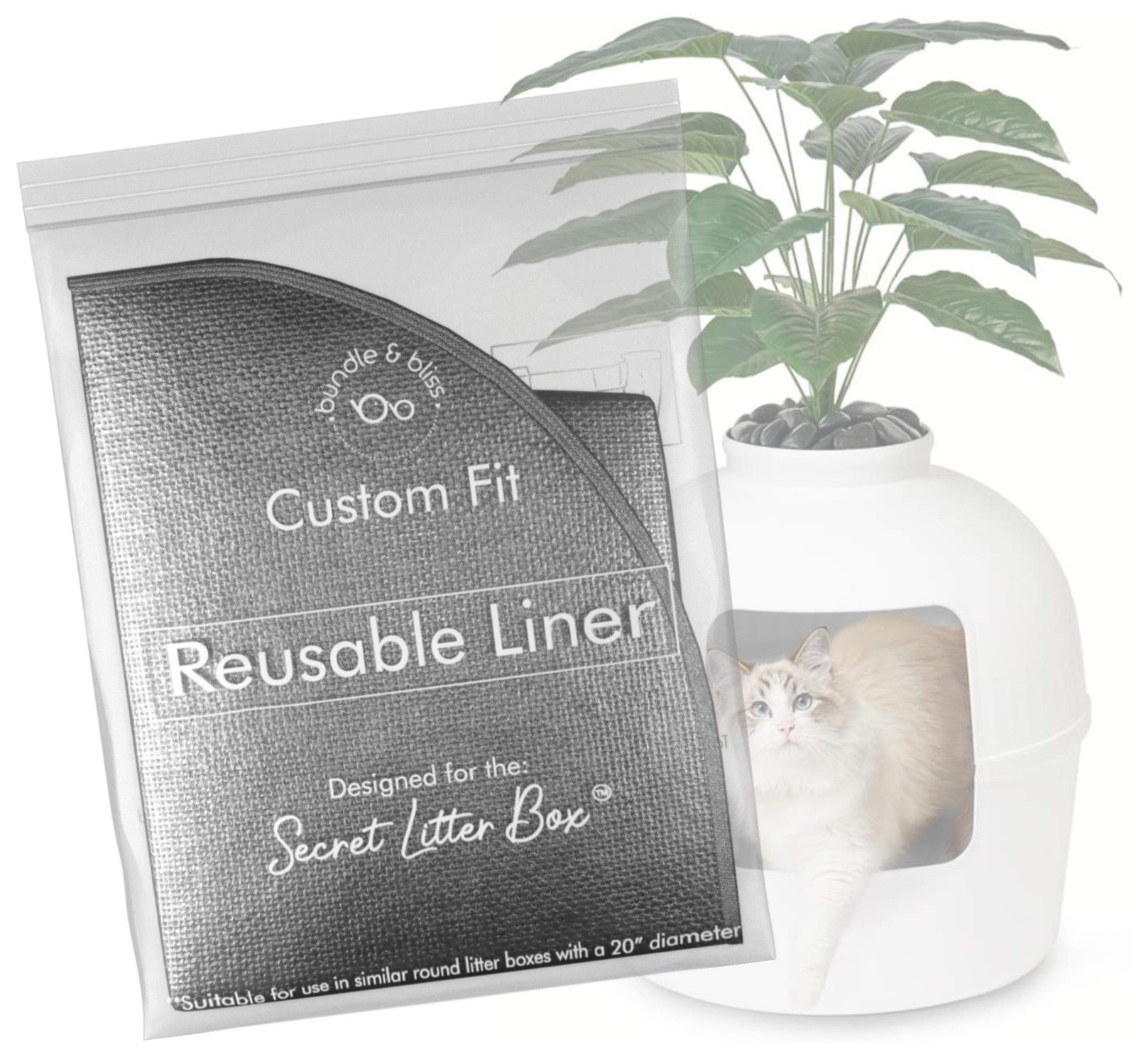Liners By , 3-pack - Easy To Clean, Non-slip Litter Liner...