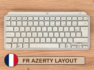 Logitech MX Keys Mini blanc   FR AZERTY Touches & charnières Keycaps & Mechanism
