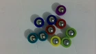 Vintage Ideal Rebound Game Replacement Roller Pucks 10 Misc. Colors