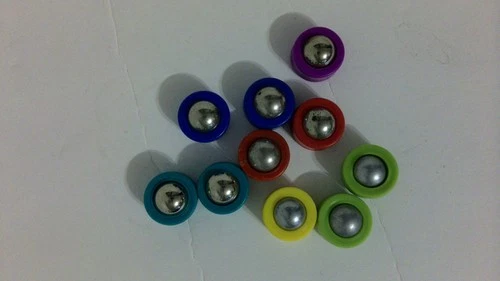 Vintage Ideal Rebound Game Replacement Roller Pucks 10 Misc. Colors